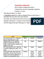 Comparative and Superlative Adjectives: Er Er