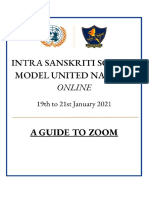 INTRA SMUN - Zoom Guide