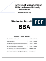 BBA Syllabus