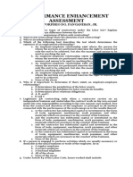 Performance Enhancement Assessment: Atty. Porfirio Dg. Panganiban, JR
