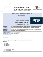 Proyecto Matematica 1bgu 2021-2022