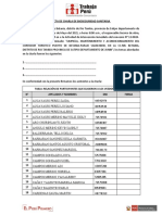 Acta de Charla de Bioseguridad Sanitaria 17 de Mayo