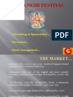 The Ganesh Festival: Advertising & Sponsorship Decoration Waste Management