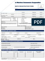 Member'S Registration Form: Personal Data