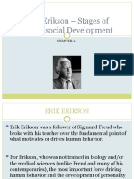 Erik Erikson - Stages of Psychosocial Development