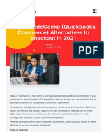 Top 6 TradeGecko (Quickbooks Commerce) Alternatives To Checkout in 2021