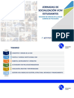 Jornadas de Socialización VCM Estudiantes: Facultad de Ciencias de La Salud Carrera de Psicología