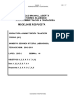 Modelo de Respuesta: Universidad Nacional Abierta Vicerrectorado Académico Área: Administración Y Contaduría