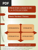 PROCESO LÓGICO DE LA INTELECCIÓN (Autoguardado) (Autoguardado)