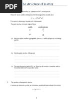 Topic 7.3: The Structure of Matter