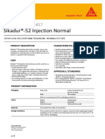 Sikadur®-52 Injection Normal: Product Data Sheet