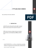 Land Titles and Deeds - CFC