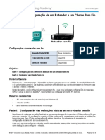 6.3.1.4 Lab - Configuring A Wireless Router and Client