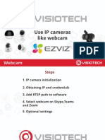 Use IP Cameras Like Webcam