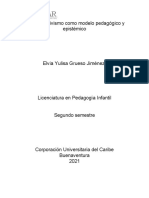 El Constructivismo Como Modelo Pedagógico y Epistémico