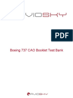 Boeing 737 CAO Booklet Test Bank