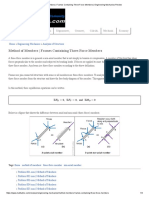 Method of Members - Frames Containing Three-Force Members