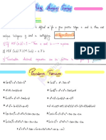 Maths Formula Sheet