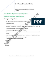 Chapter 3 Software Estimation Metrics