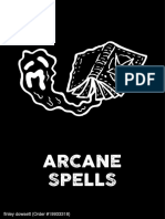 Arcane Spells: Finley Dowsett (Order #19933318)