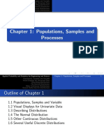 Chapter 1: Populations, Samples and Processes