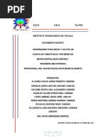 Documento Escrito Invernadero para Riego y Cultivo de Tomate Rojo Por Medio de Microcontrolador Arduino