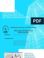 Innovación en El Sector Construcción