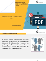 Semana 10 - Estrategías de Búsqueda de Información