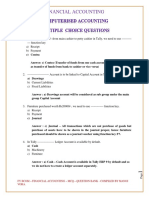 MCQ - Computerised Accounting - Fy B Com Sem II - CH I