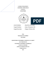 Laporan Praktikum Geofis Eksplorasi Acara 4 Muhammad Nur Fadhillah H1C019058