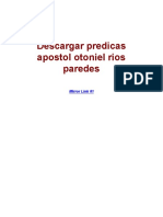 Descargar Predicas Apostol Otoniel Rios Paredes