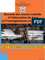 Cahier 6 Droits Et Obligations Du Personnel Du Menapln