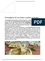 Parmigiana Di ZUCCHINE e Patate Al PESTO - Ricetta Tutto A CRUDO