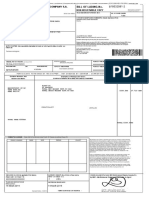 Mediterranean Shipping Company S.A.: Bill of Lading No