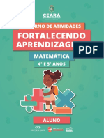 Caderno de Matemática - 5º Ano