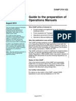 Guide To The Preparation of Operations Manuals