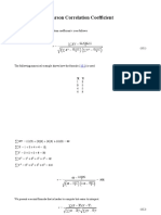 Computing The Pearson Correlation Coefficient