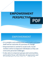 Hbse 105 - Empowerment Perspective 1