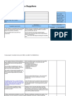 Traceability Audit To Suppliers: SQE / SD-Check-list