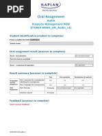 Oral Assignment: Audio Property Management NSW (CIVREP-NSW3 - OR - Audio - v1)