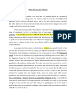 Rule of Law (A.V. Dicey) : Postulate Is No Punishment May Be Inflicted Other Than For The Breach of The Law. It