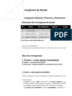 Cronograma de Descuento de Deuda - 3 Tipos y Cuotas Dobles VF