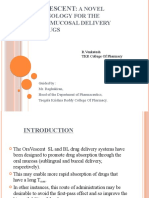 Oravescent:: A Novel Technology For The Transmucosal Delivery of Drugs