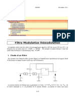 Filtre Modulation Demodulation