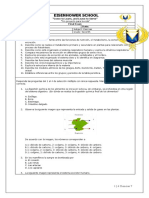 Evaluacion Ciencias Septimo IV