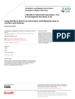 Revue Internationale Des Technologies en Pédagogie Universitaire International Journal of Technologies in Higher Education