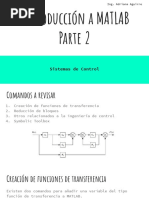 Introducción A MATLAB Parte 2