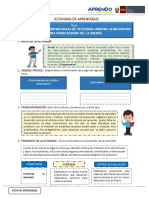 Ficha de Aprendizaje DPCC 2° Grado C