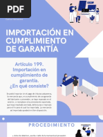 Importación en Cumplimiento de Garantía