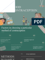 Group 6 Methods of Contraceptives